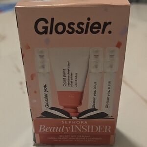 NIB Glossier Cloud Paint  & 3 PERFUME VIALS